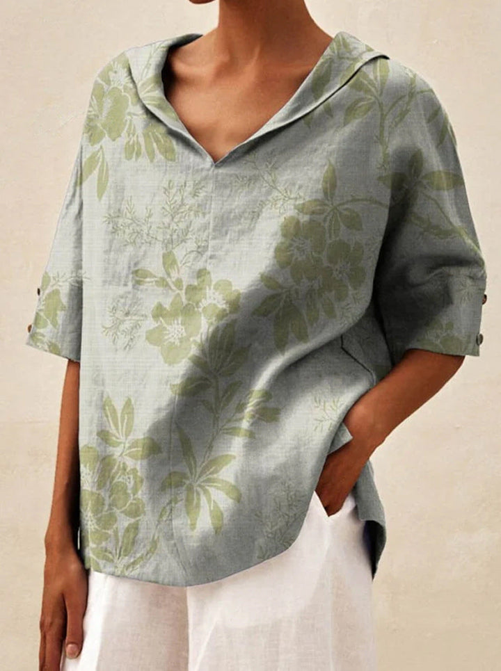 Sofie® | Elegante V-Ausschnitt Bluse