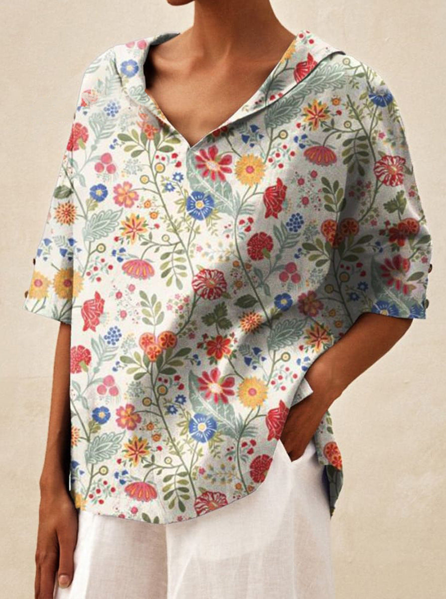 Sofie® | Elegante V-Ausschnitt Bluse