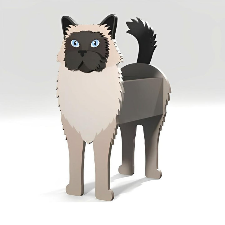 Birma-Katze Pflanzgefäß