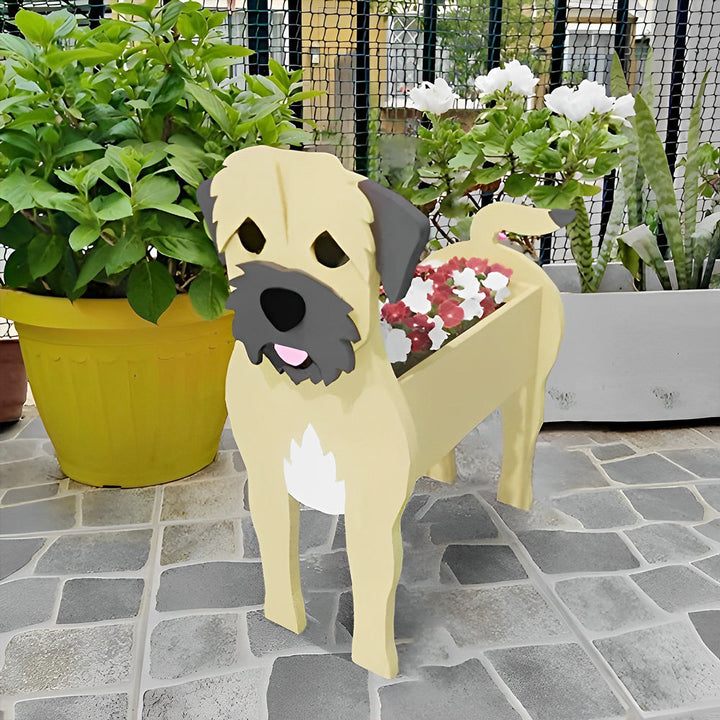 Border Terrier Pflanztopf