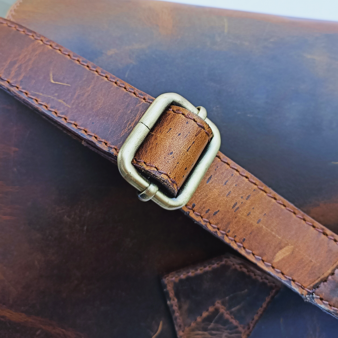 Hunter Damen Tasche aus braunem Leder