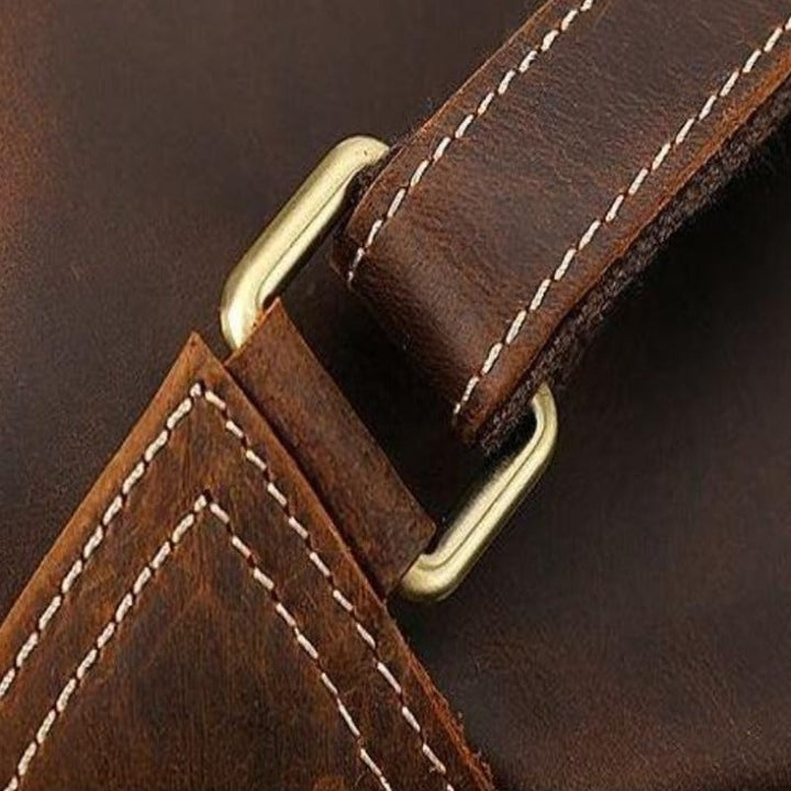 Retro Leather Backpack