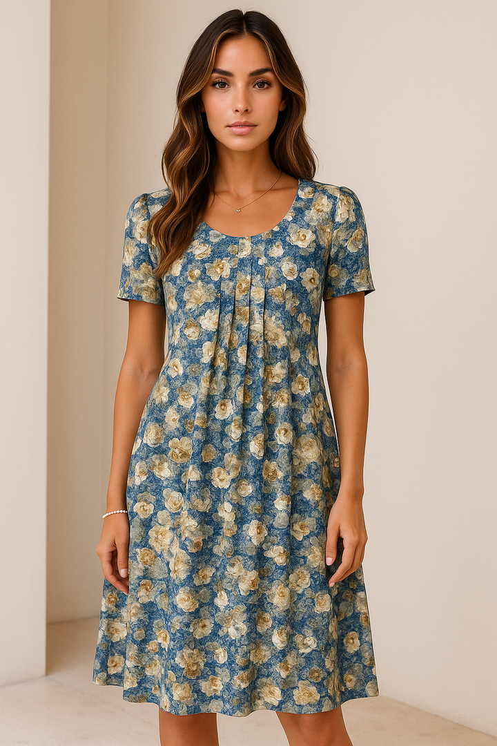 Carolina | Elegantes Kleid mit verspieltem Muster