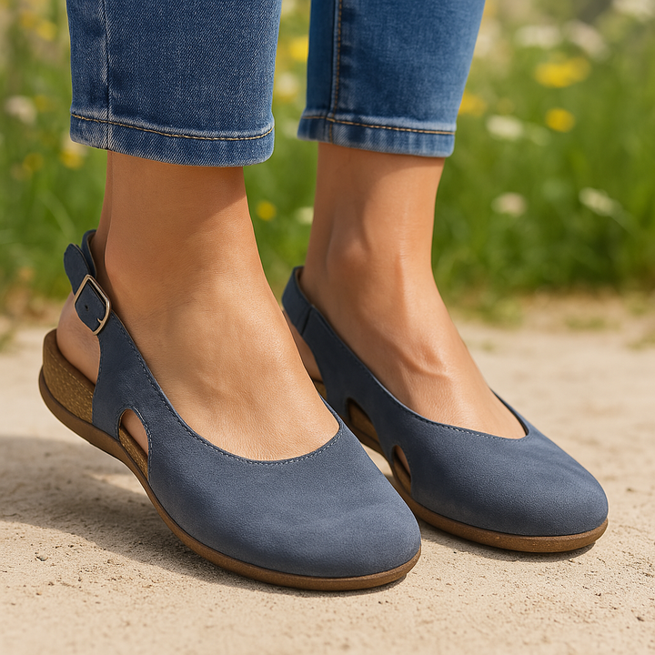 Janneke | Runde Nase Flache Schuhe für Damen
