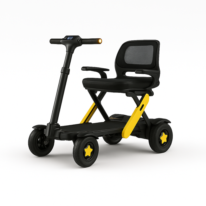 BeeBumble (2025) - Auto-Falt-Mobilitätsscooter - 250W Motor, 150kg Kapazität, 21 Kilometer Reichweite