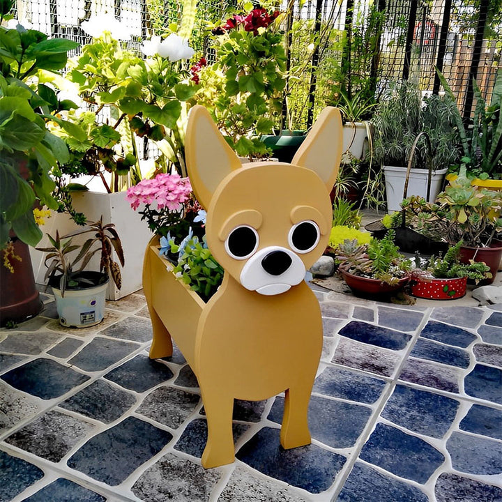 Chihuahua Flower Pot