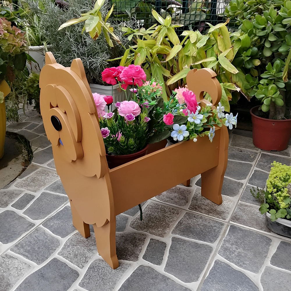 Chow-Chow Flower Pot