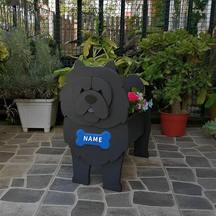 Chow-Chow Flower Pot