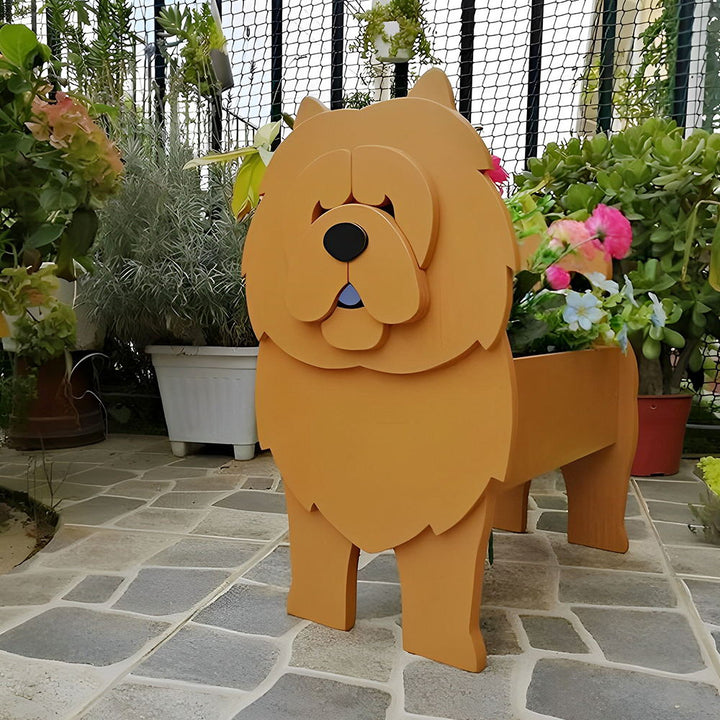 Chow-Chow Flower Pot