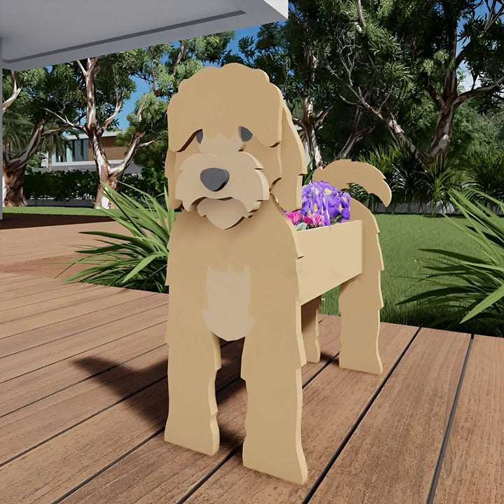 Cockapoo Flower Pot