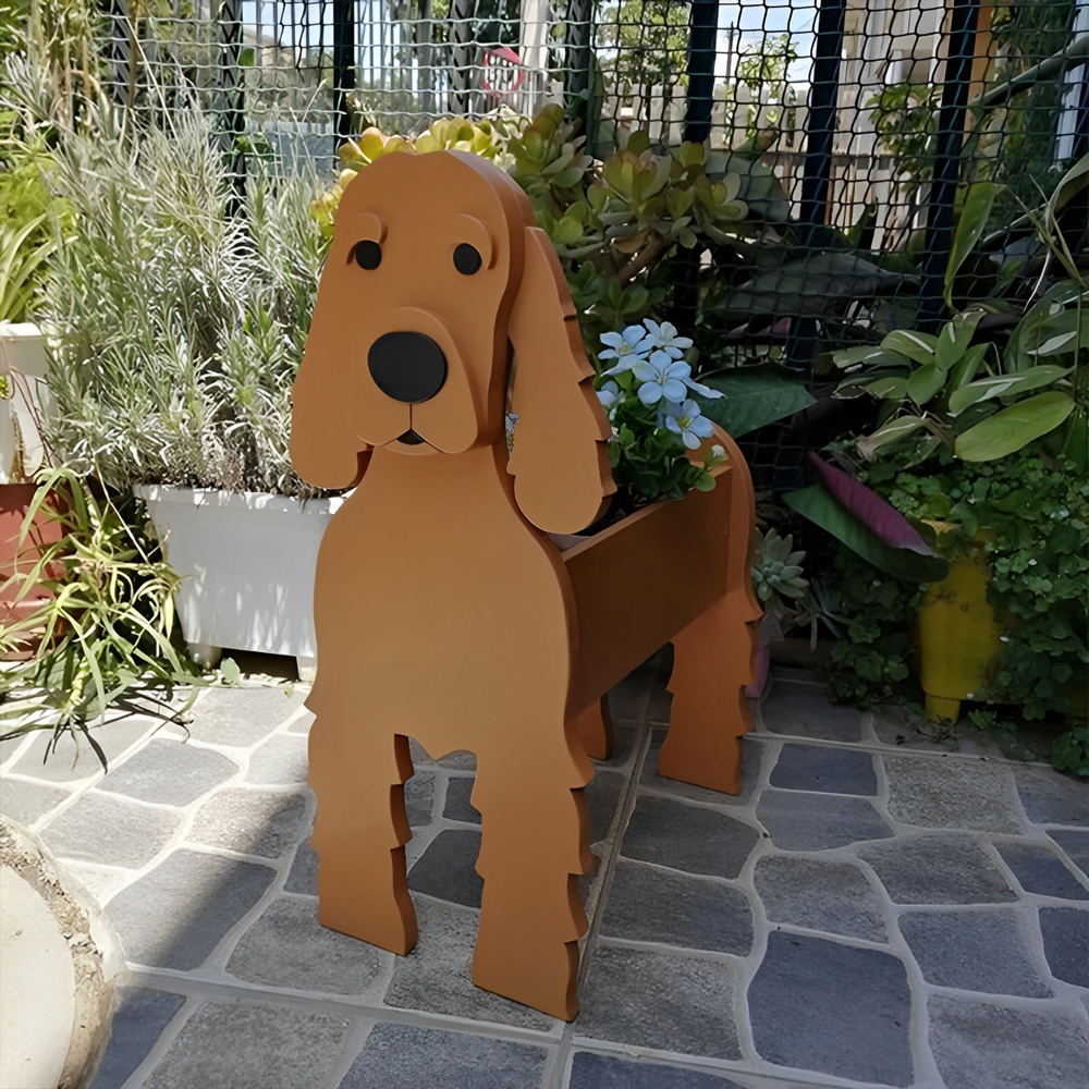 Cocker Spaniel Flower Pot