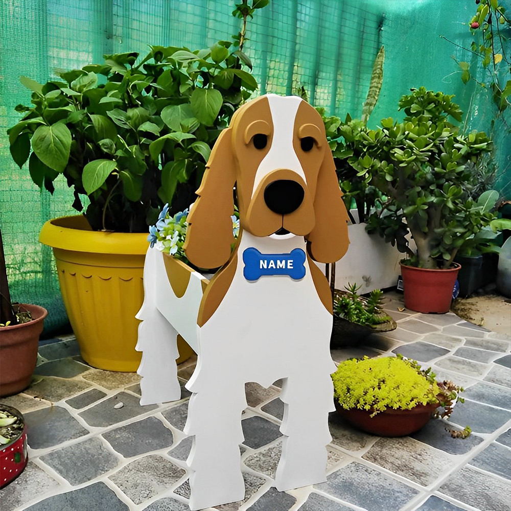 Cocker Spaniel Flower Pot