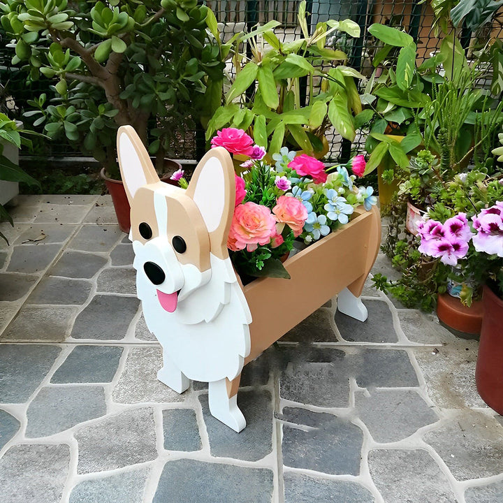 Corgi Planter Pot