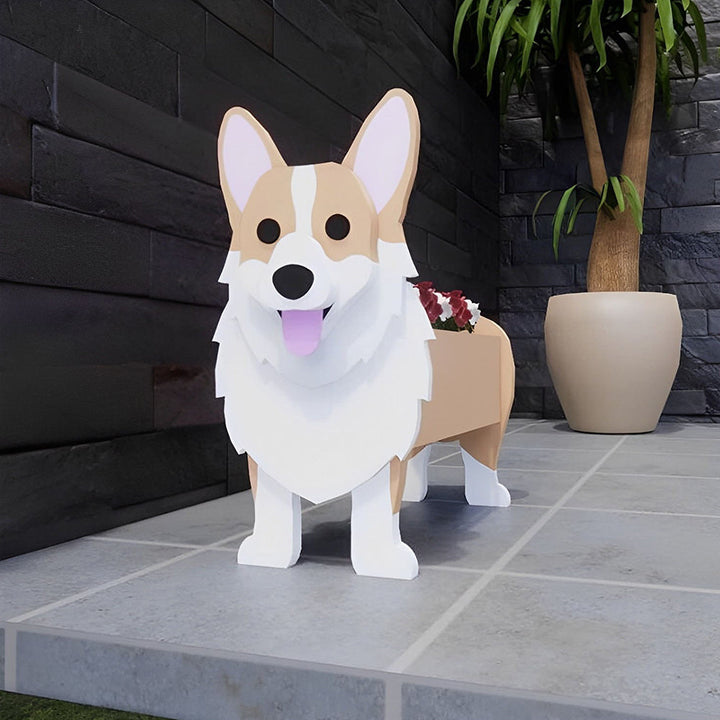Corgi Planter Pot