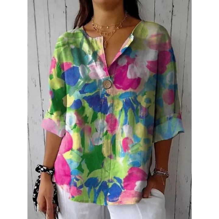 Arlene | Elegante Bluse im Blumenmuster