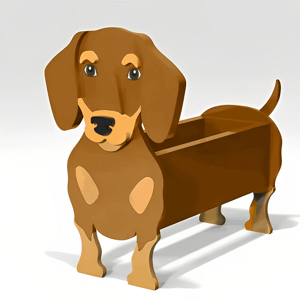 Dachshund Flower Pot