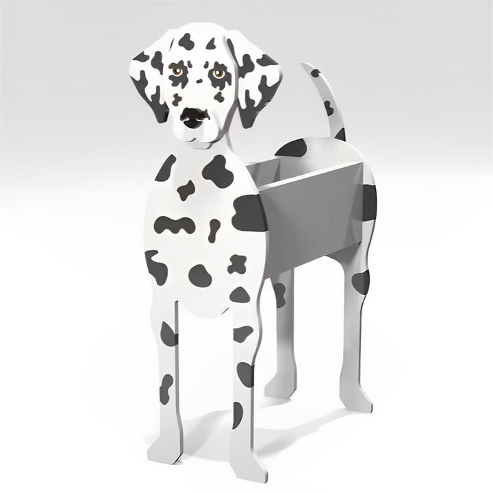 Dalmatians Patterned Flower Pot