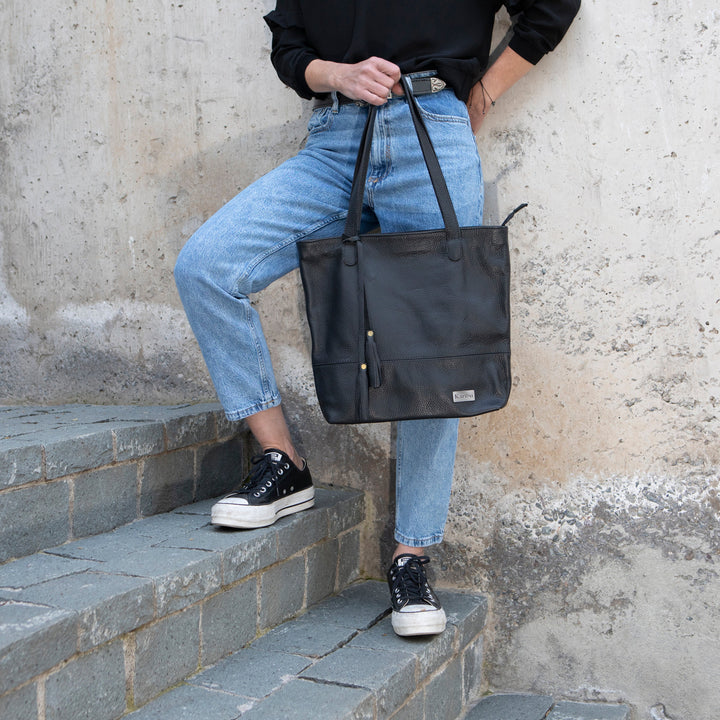 Schwarze Victoria Brieftasche