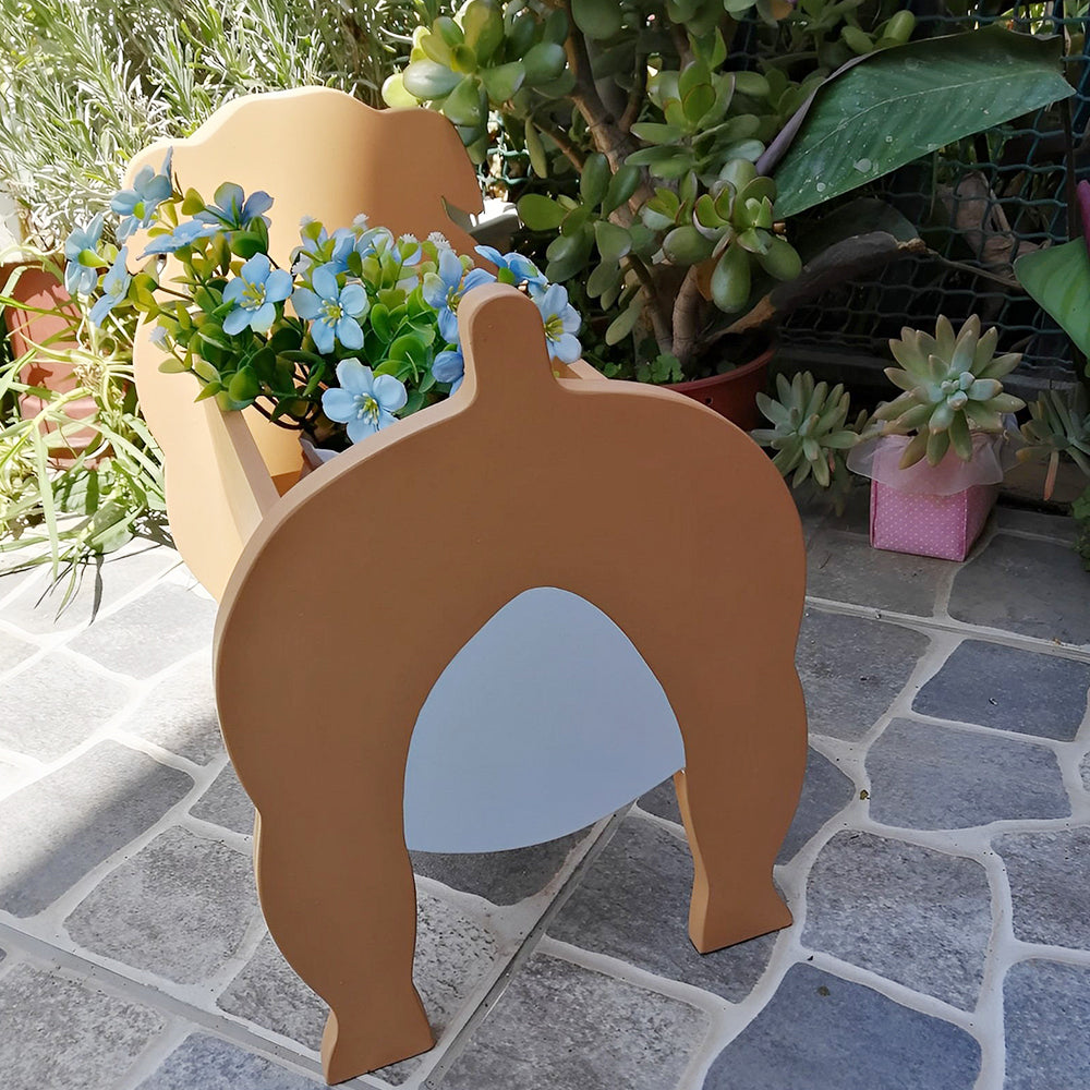 Englische Bulldogge Pflanzgefäß