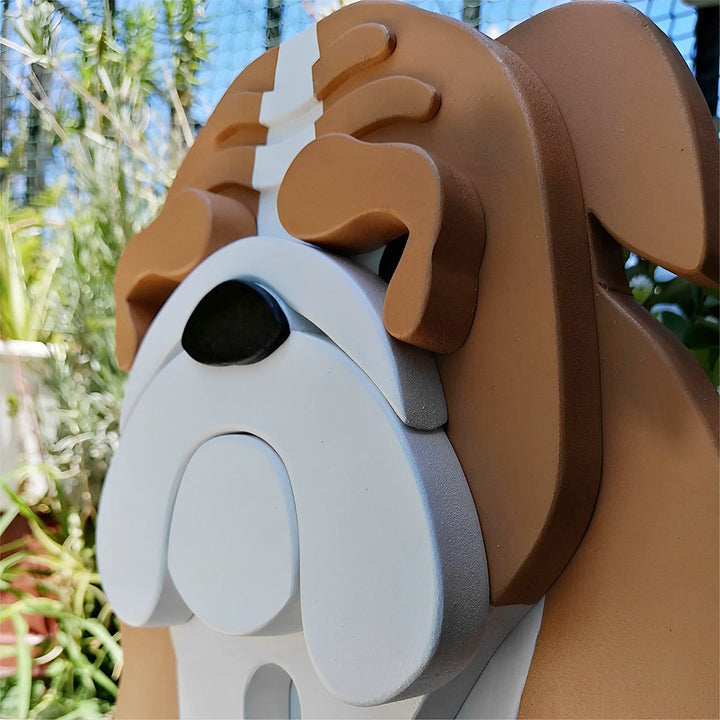 Englische Bulldogge Pflanzgefäß