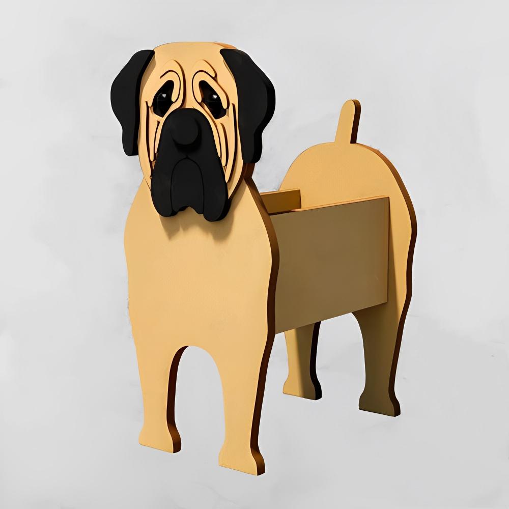 Englischer Mastiff Pflanzgefäß