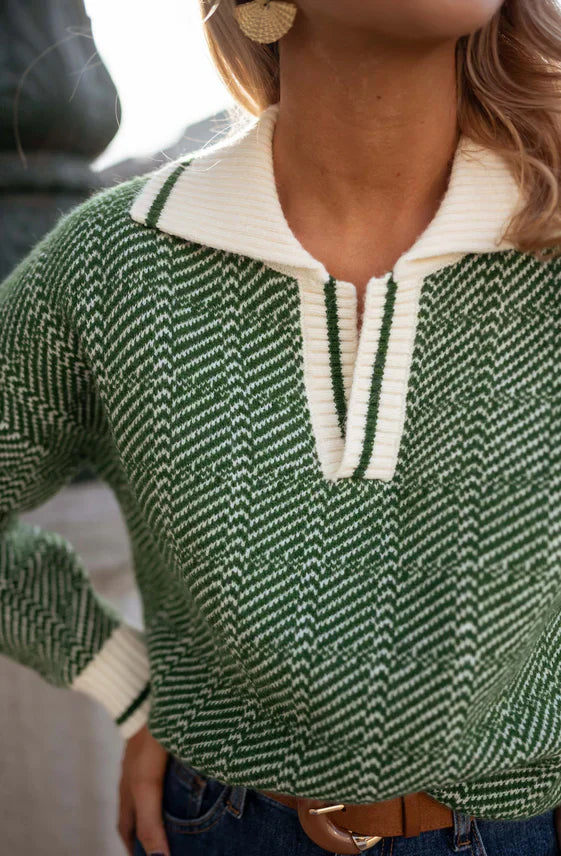Ella | Eleganter Pullover im Retro-Stil