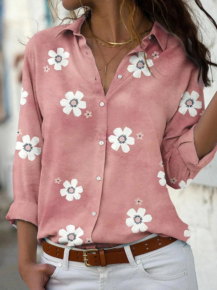 Darya | Blouse with Floral Pattern