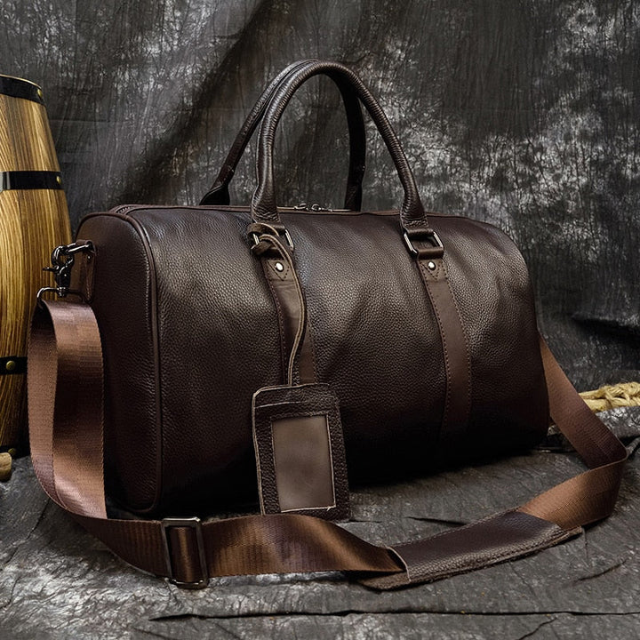 Luxuriöse Weiche Echtleder Reisetasche