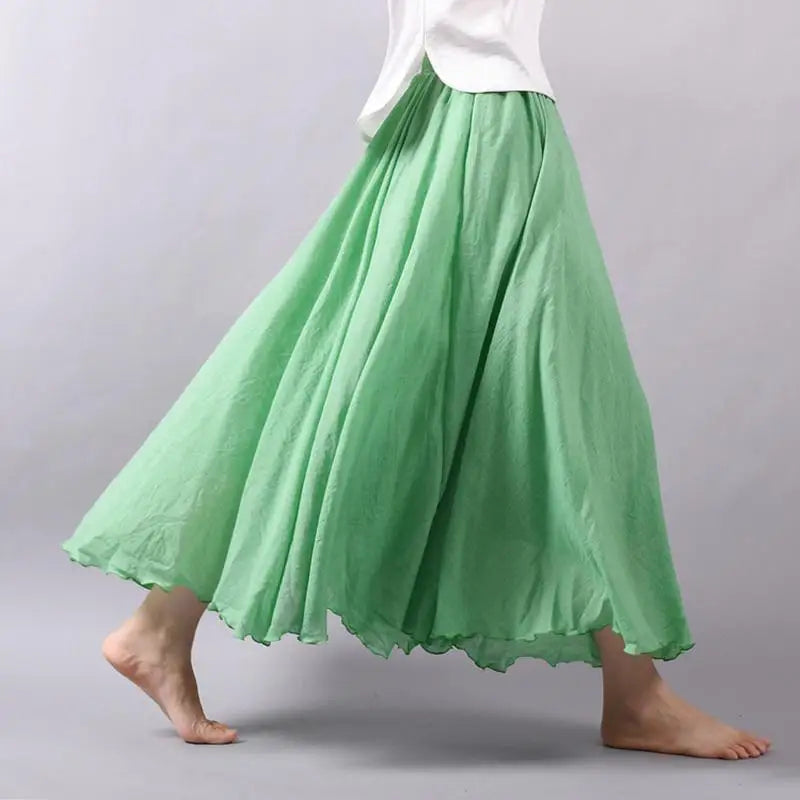 Ines | Eleganter Maxirock für den Sommer mit verspieltem Flair