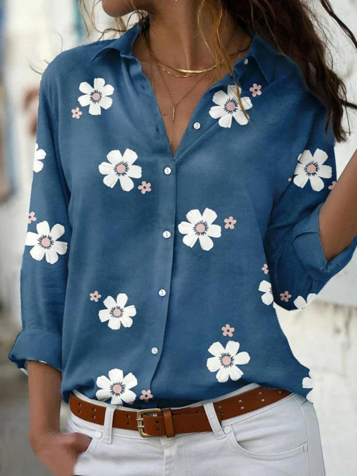 Darya | Blouse with Floral Pattern