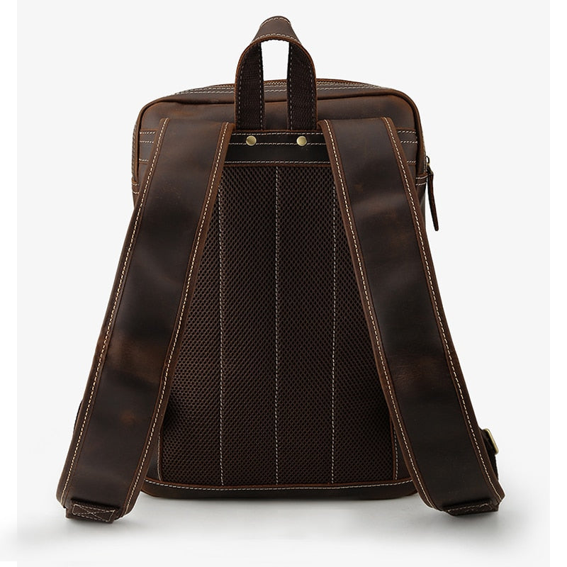 Großer Vintage Leder Rucksack für Herren