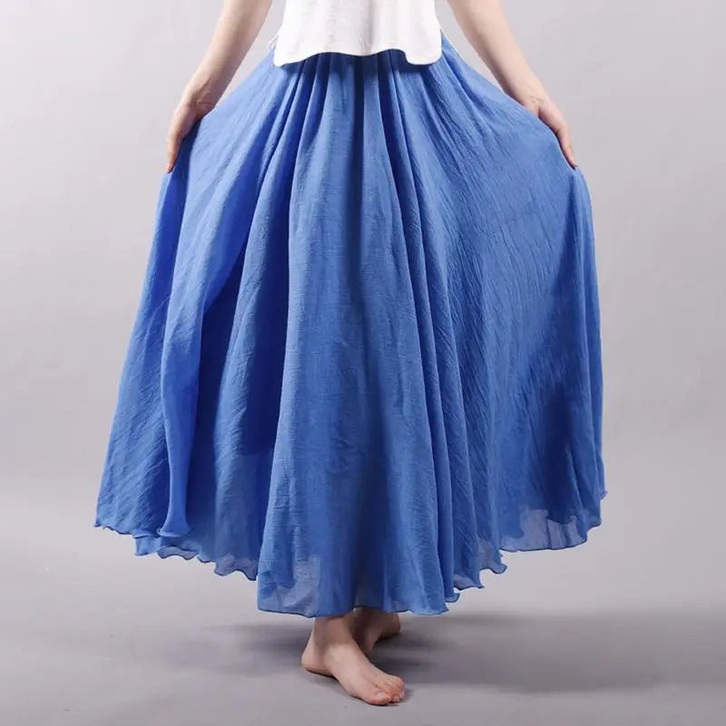 Ines | Eleganter Maxirock für den Sommer mit verspieltem Flair