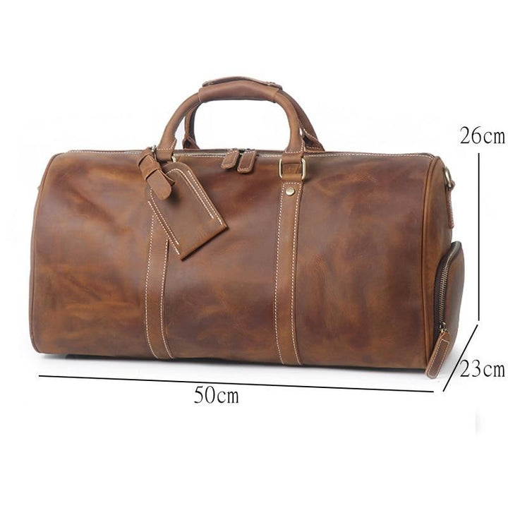 Authentische Leder-Reisetasche