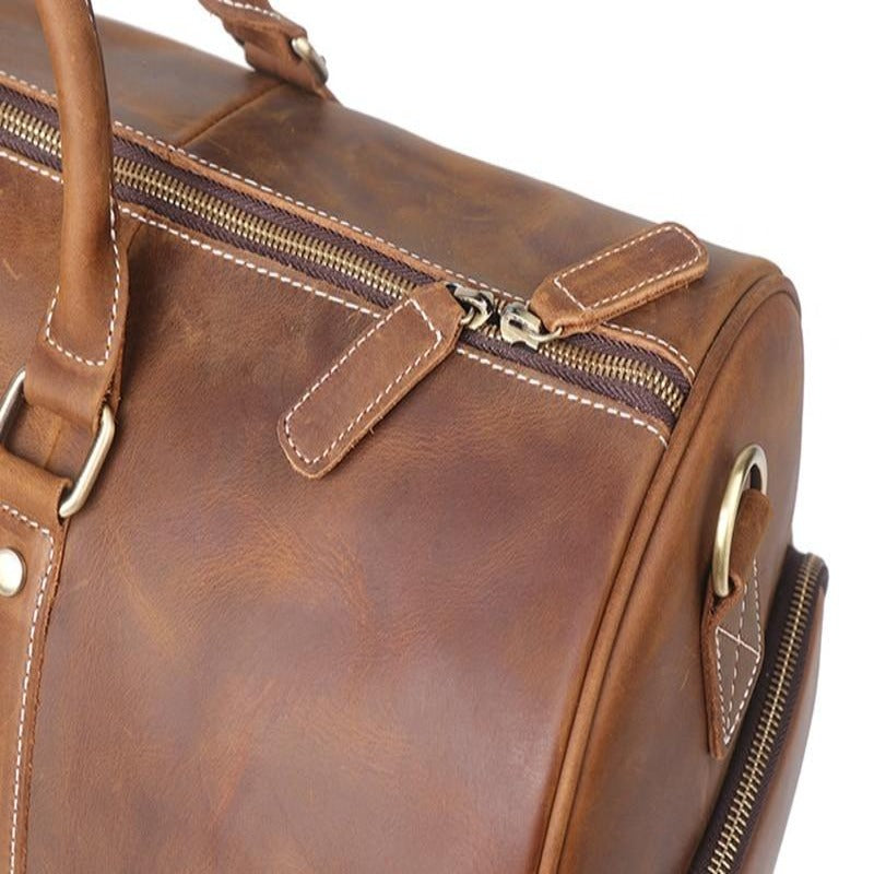 Authentische Leder-Reisetasche