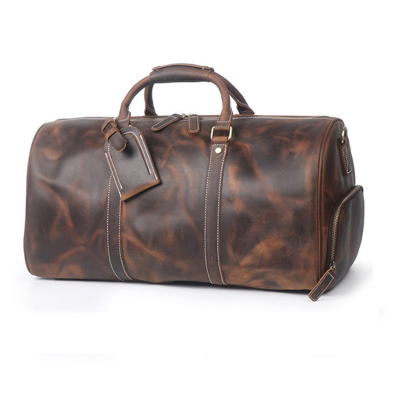 Authentische Leder-Reisetasche
