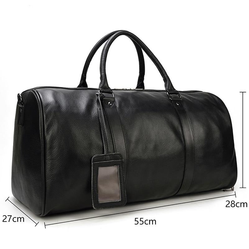 Luxuriöse Weiche Echtleder Reisetasche