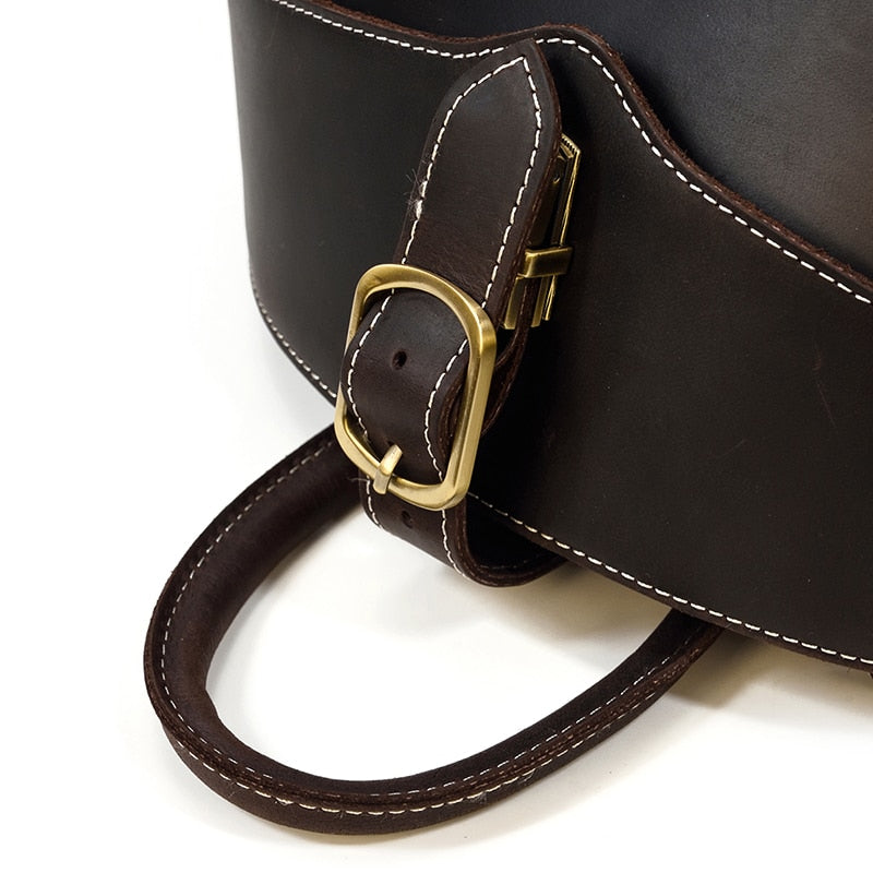Zaino in pelle im Käfer-Stil für Damen