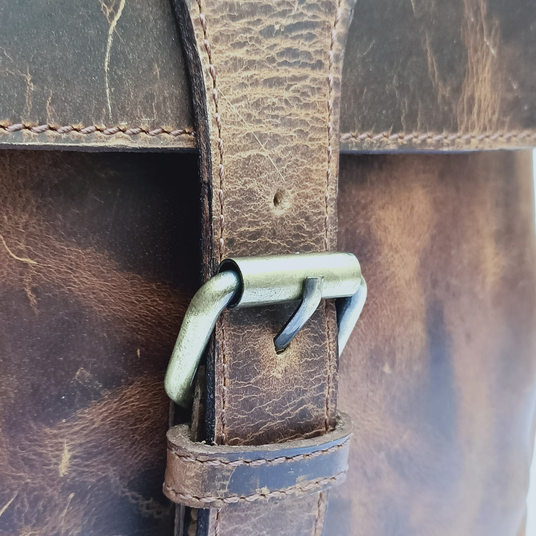 Hunter Damen Tasche aus braunem Leder