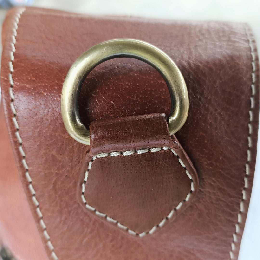 Mobiler Leder-Rucksack