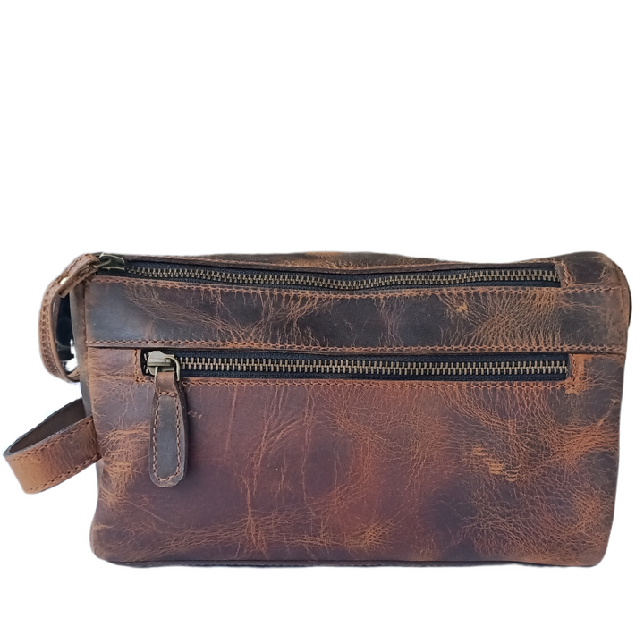 Hunting Braun Toiletry Bag