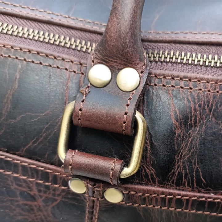 Hartwachsleder Reisetasche