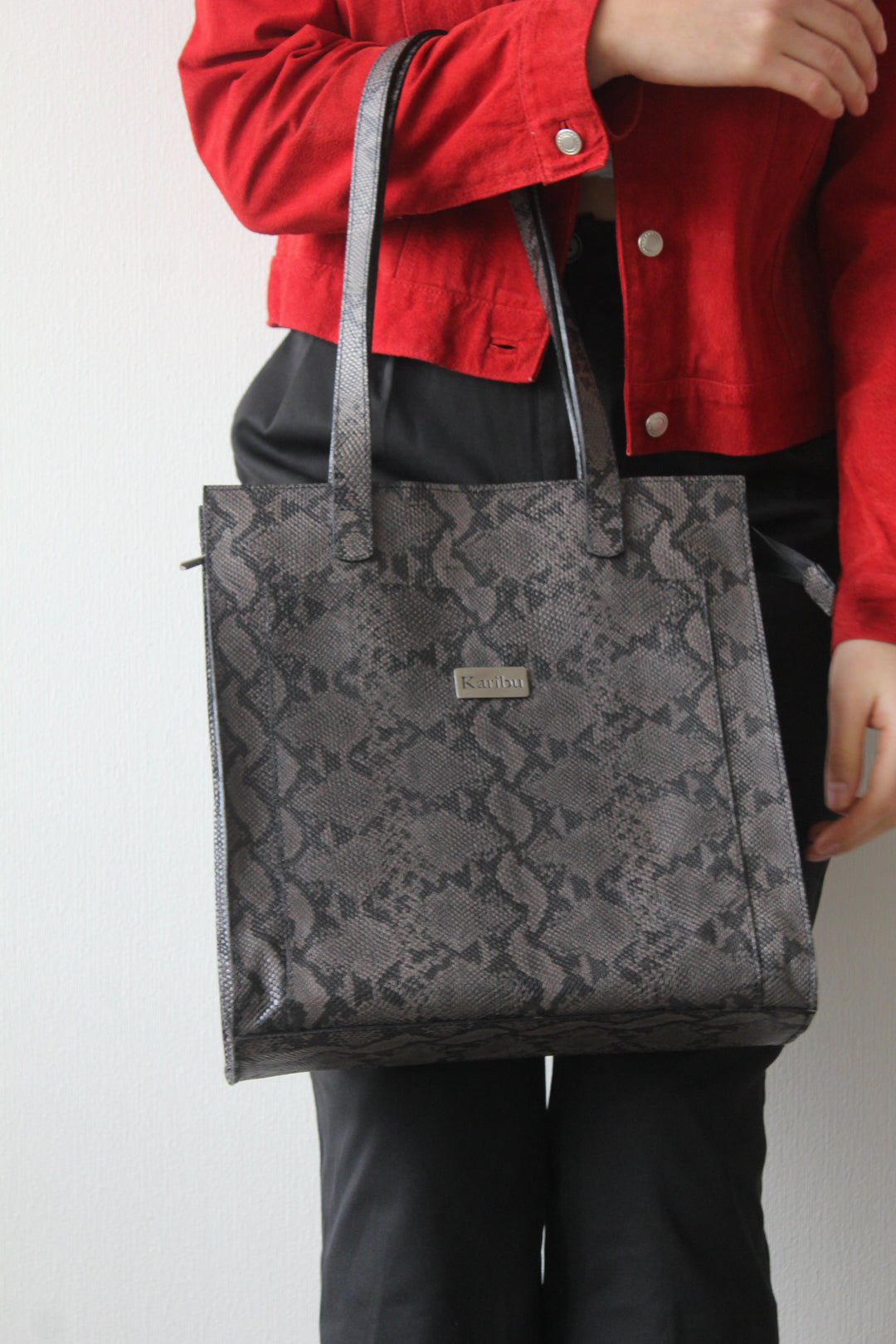 Maria Gris Snake Print Wallet