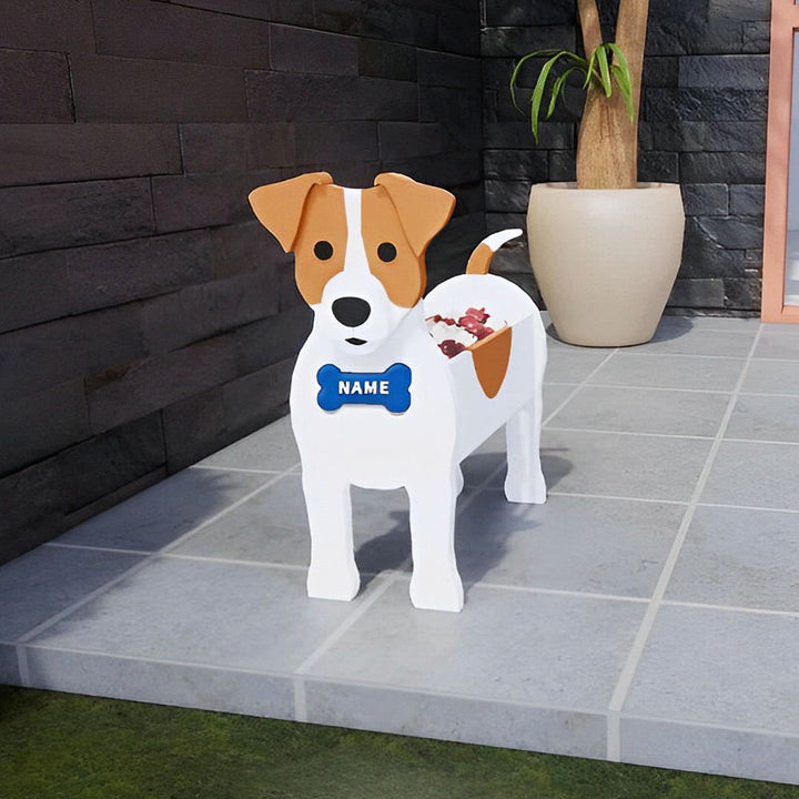 Jack Russell Terrier Flower Pot