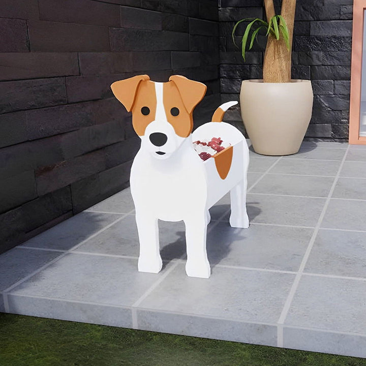 Jack Russell Terrier Flower Pot