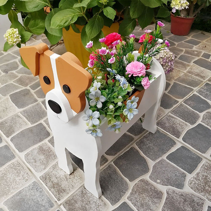Jack Russell Terrier Flower Pot
