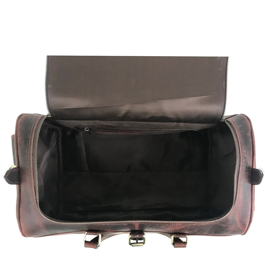 "Zwei Taschen Dunkelbraune Wochenendtasche" could be rewritten as "Dunkelbraune Wochenendtasche von Zwei Taschen".