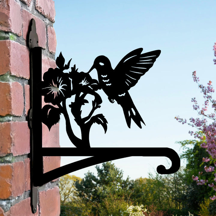 Kolibri und Blume Hängender Pflanzhalter