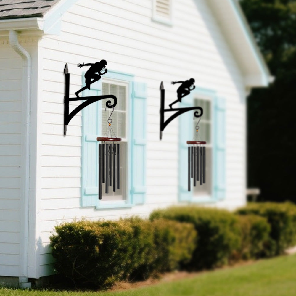 Rugby-Spieler Pflanzenhalter für Wand
