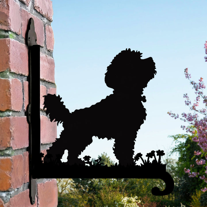 Bichon Frise Metall Pflanzenständer zum Hängen