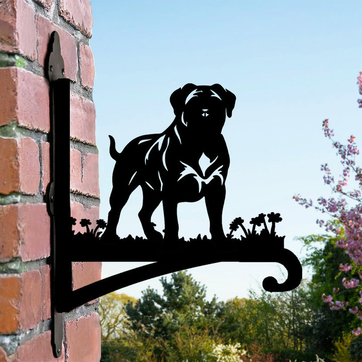 Bullmastiff Metall Pflanzenständer zum Hängen